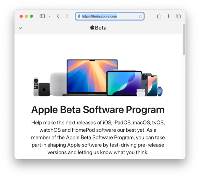 macOS Public Beta